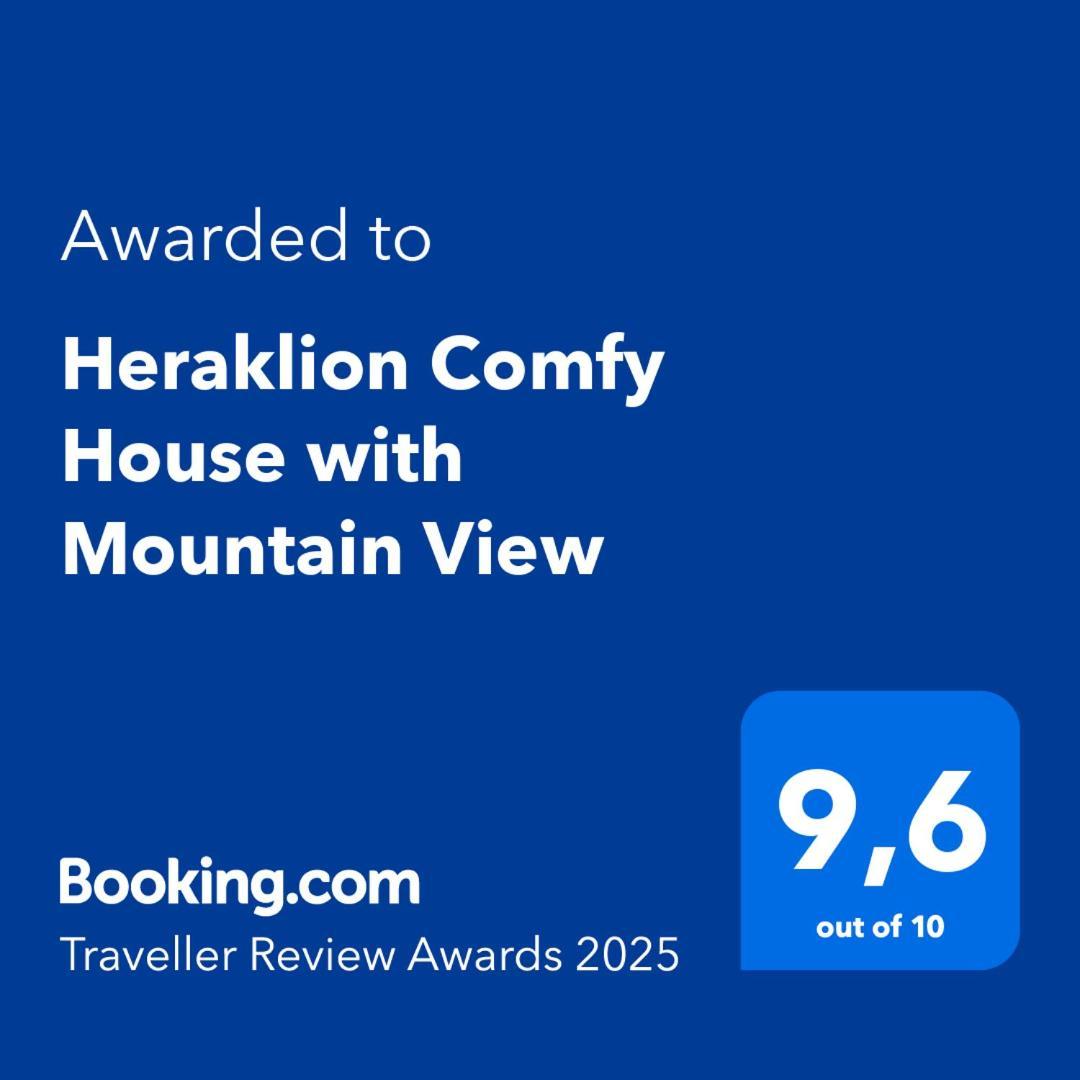 Heraklion Comfy House With Mountain View Dış mekan fotoğraf
